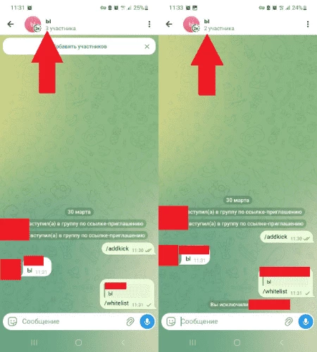 А вот и скрины из чата