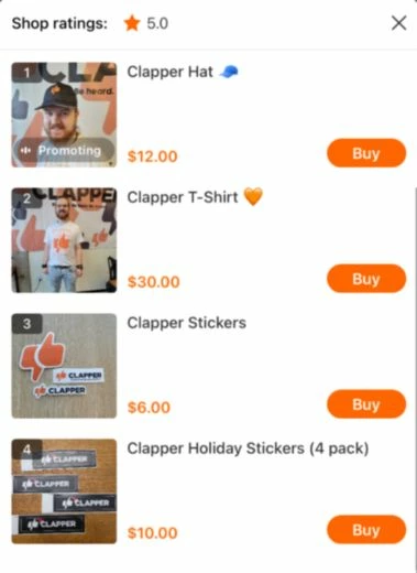 Clapper Shop
