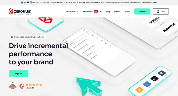 Zeropark, ad exchange commerce media platform