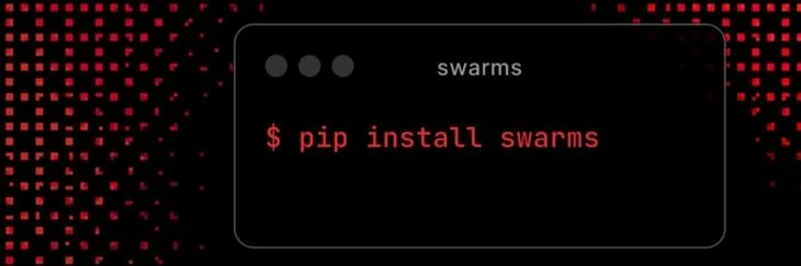Обложка официальной страницы проекта Swarms в сети Х 