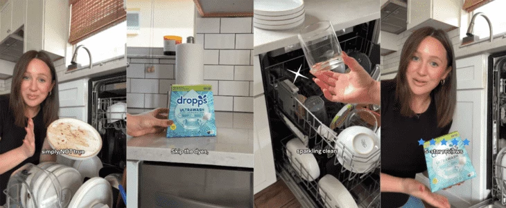 Dish detergent ad