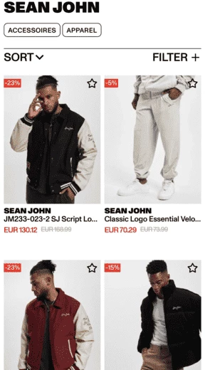 Стрит-одежда бренда Sean John