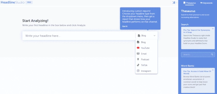 Главная страница CoSchedule