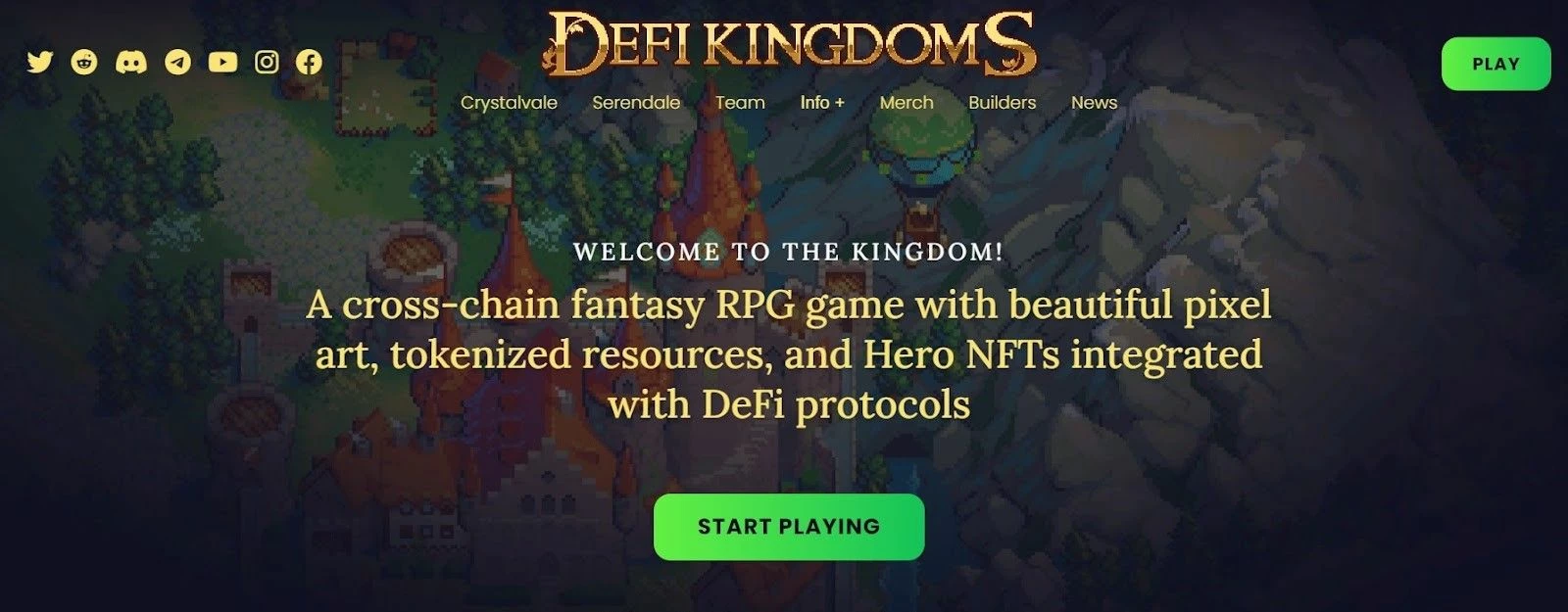 Криптоигра DeFi Kingdoms