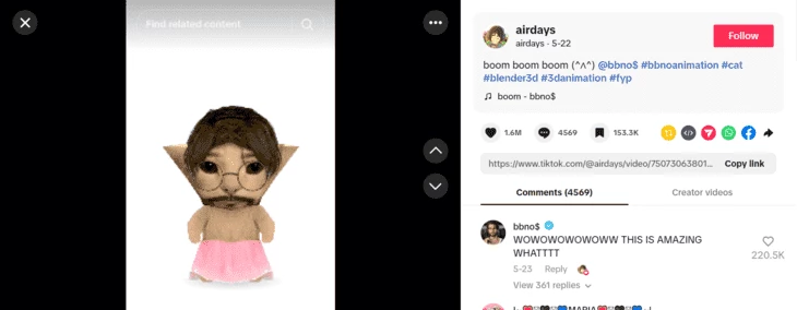 Whatever is happening in this Explore tab