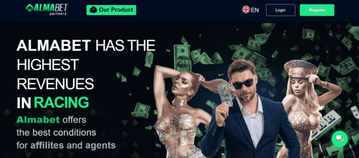 Главная страница Almabet Partners
