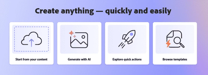 Расположение вкладки для генерации контента на главной странице