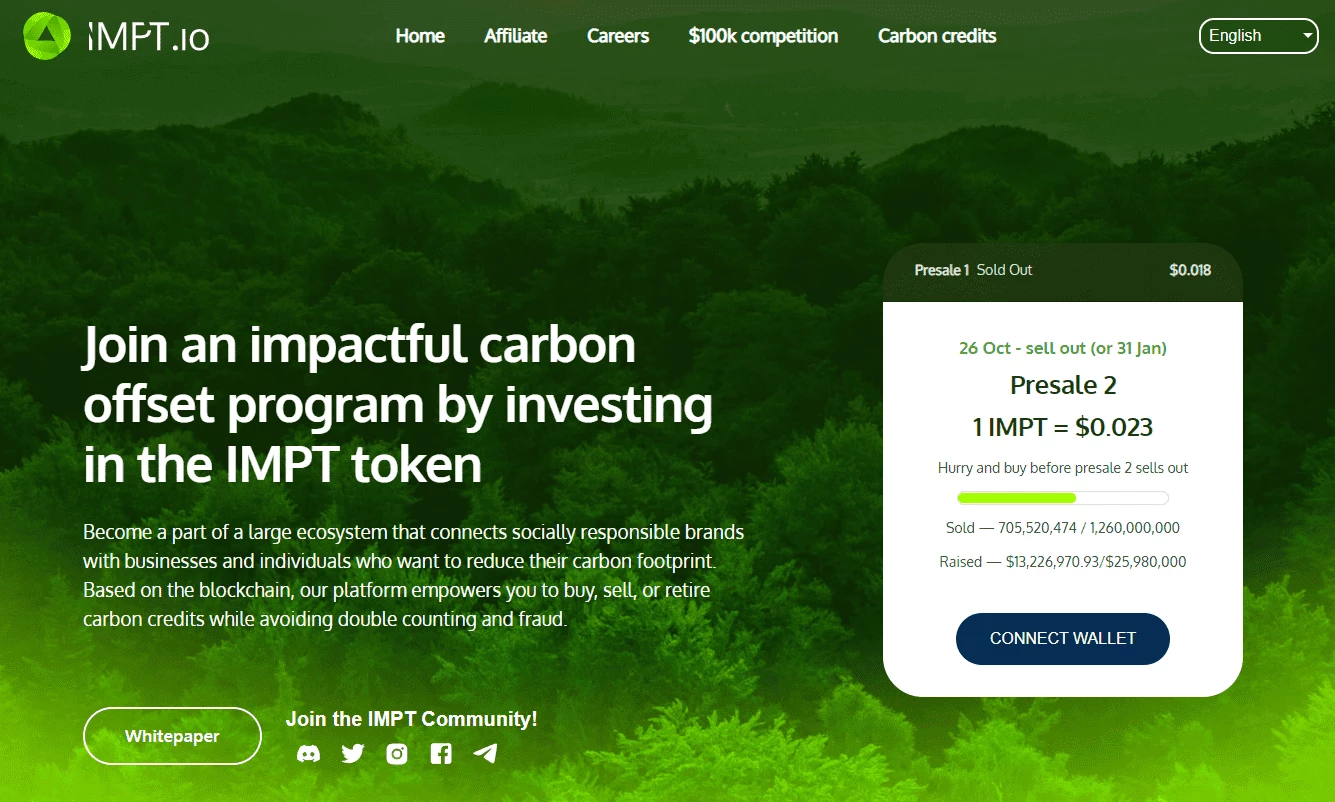 Интерфейс платформы IMPT