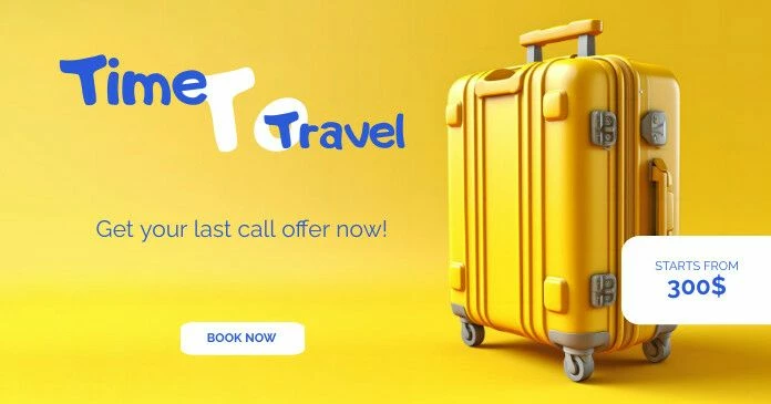Yellow in travelling speaks sun, sand and adventures