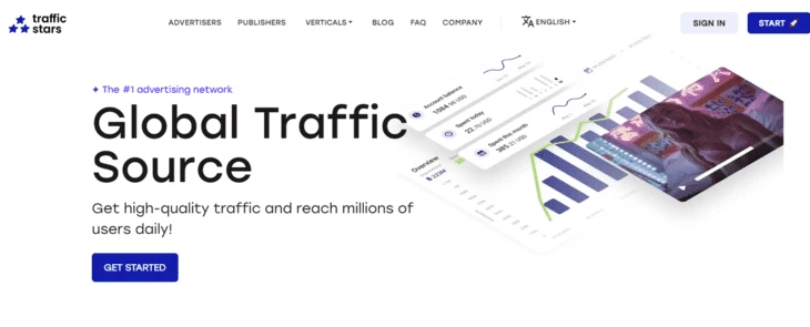 Get started with TrafficStars 