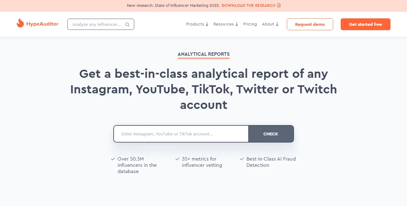 Зарубежный сервис для анализа блогеров — HypeAuditor