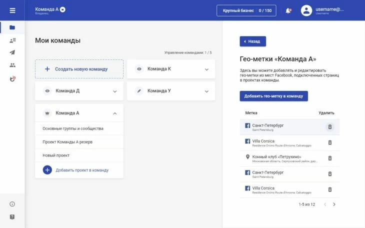 Интерфейс SMMplanner