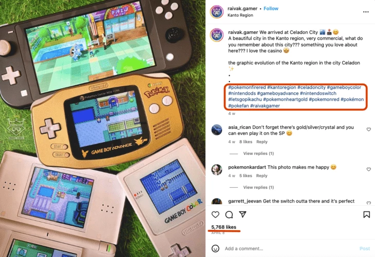 Account using only topic-based hashtags without any spam