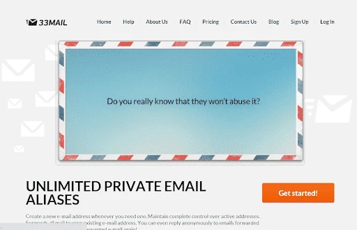 33Mail - генератор временной электронной почты