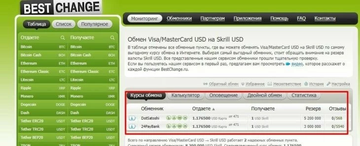 Пополнение счета на Skrill через агрегатор