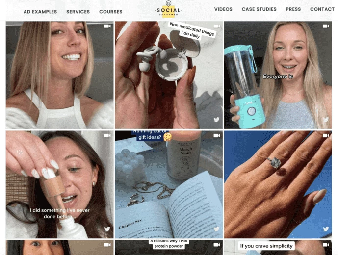 Savanna’s ad examples
