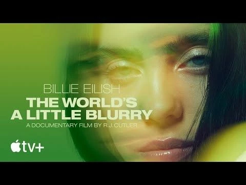 Баннер документального фильма «Billie Eilish. Мир немного размыт»