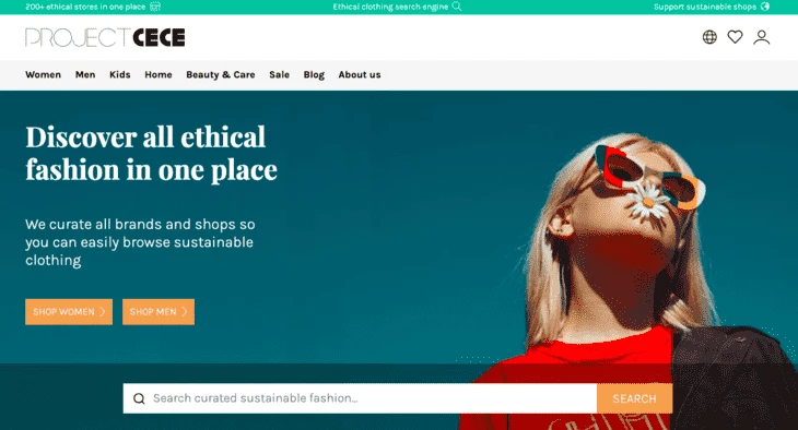 Project Cece homepage