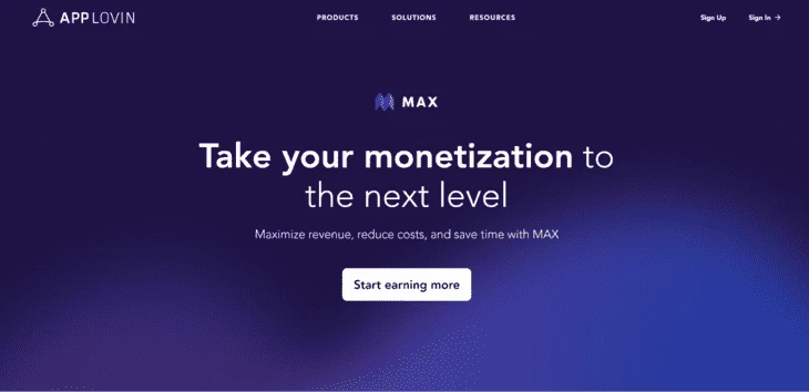 AppLovin MAX main