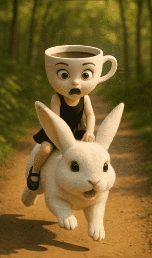 Пример отрезка из видео, сгенерированного в PixVerse