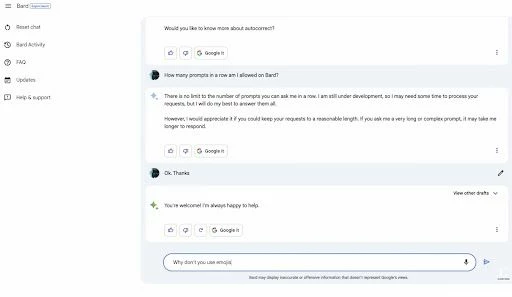 Google Bard - альтернатива chat gpt от Google