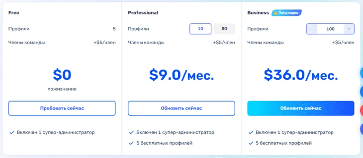 Тарификация АдсПауэр