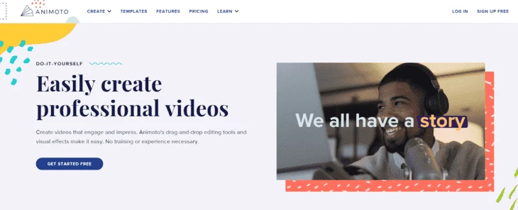 Animoto - сервис для бесплатного создания рекламных роликов