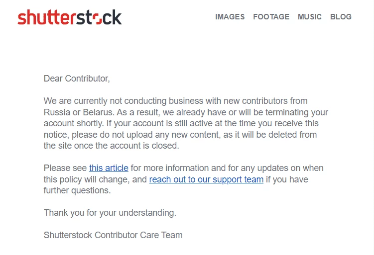 Shutterstock - сервис для заработка на фото