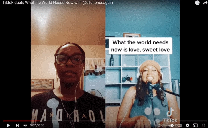 TikTok Duets (source: Droplox Blog)