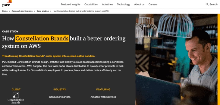 Instant ordering, happy clients