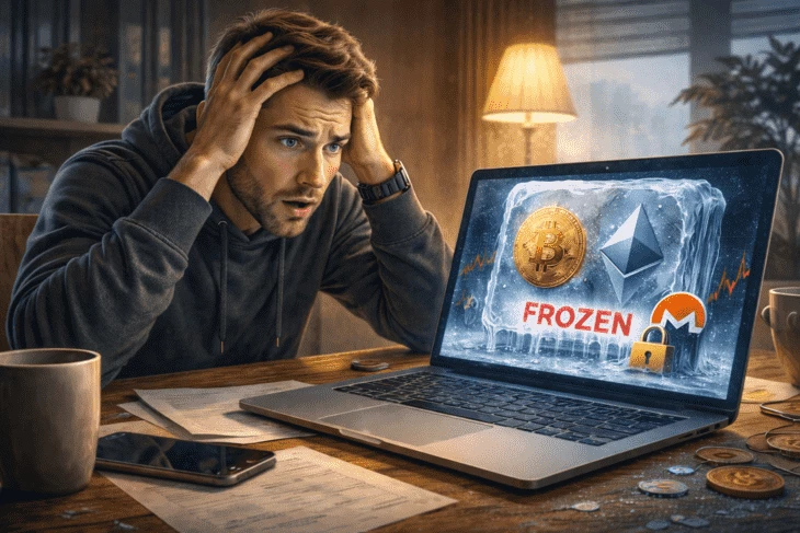 «Замороженная» криптовалюта