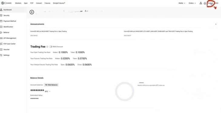 Выбор удобного языка для работы на платформе CommEX