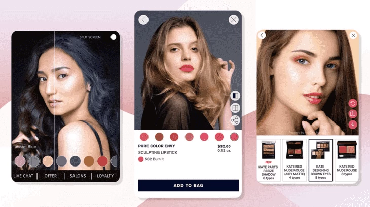 Virtual makeup try-on tool