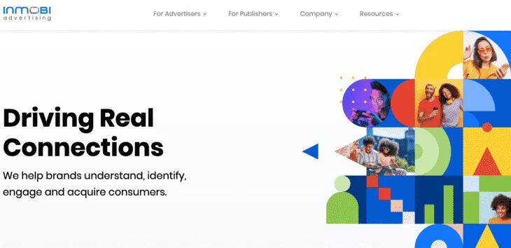 InMobi homepage