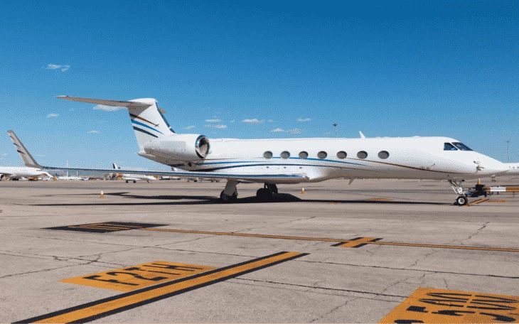 Частный самолет Gulfstream G550 Джордана