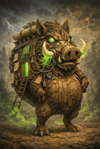 Это вам — кабан-троян :D