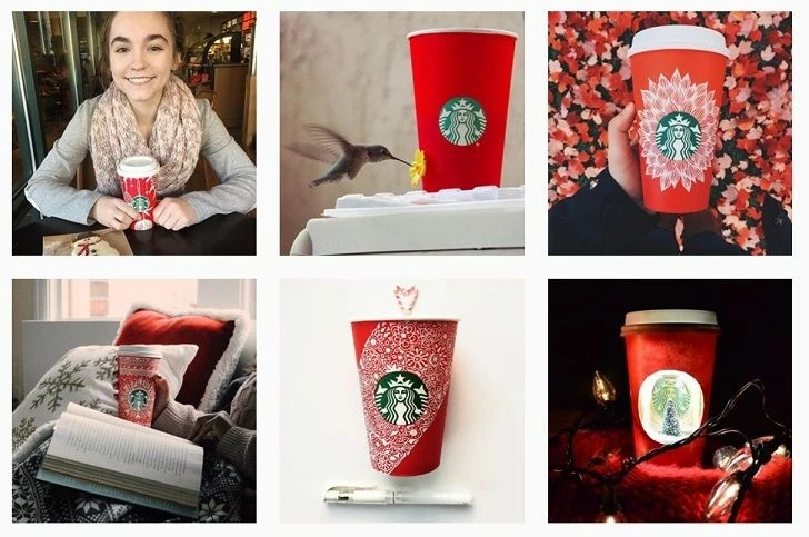 Пример использования UGC компанией Starbucks в 2019 году