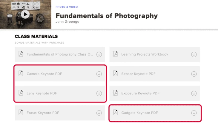 Resources on how to choose photography gear and gadgets