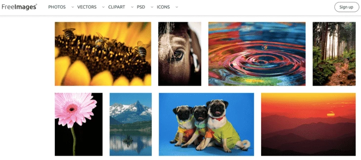 Image examples from Free Images