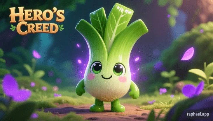 Пример бесплатной генерации в Raphael на основе популярного промпта для Midjourney