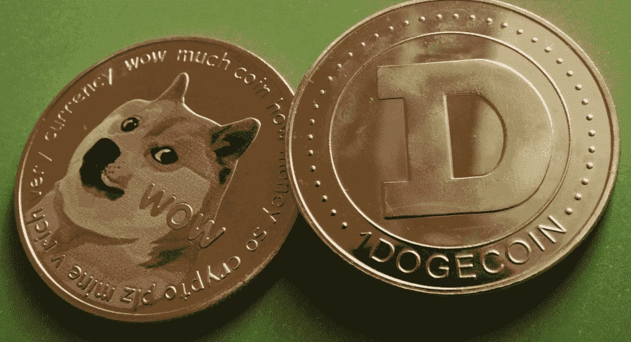 Визуал мем-монеты Dogecoin