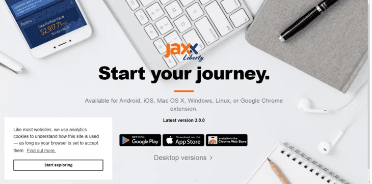 Jaxx - один из самых безопасных криптокошельков