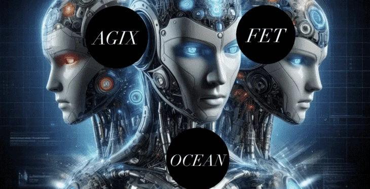 Объединение ИИ-монет AGIX, FET и OCEAN в ASI