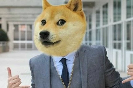 Символ мем-монеты Dogecoin 