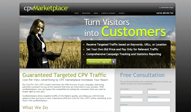 Главная страница сервиса CPV Marketplace
