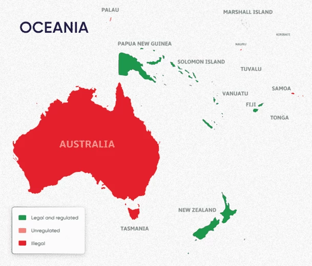 How it is in Oceania (source: slotegrator.pro)
