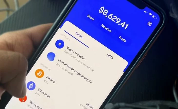 Мобильное приложение Coinbase
