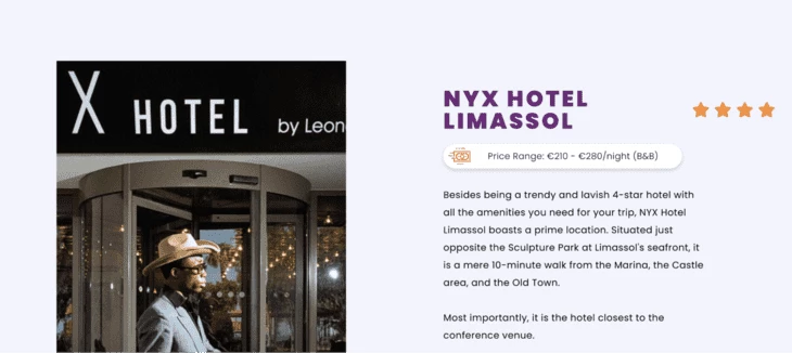 Accommodation option