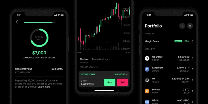 Интерфейс учетной записи Coinbase Pro