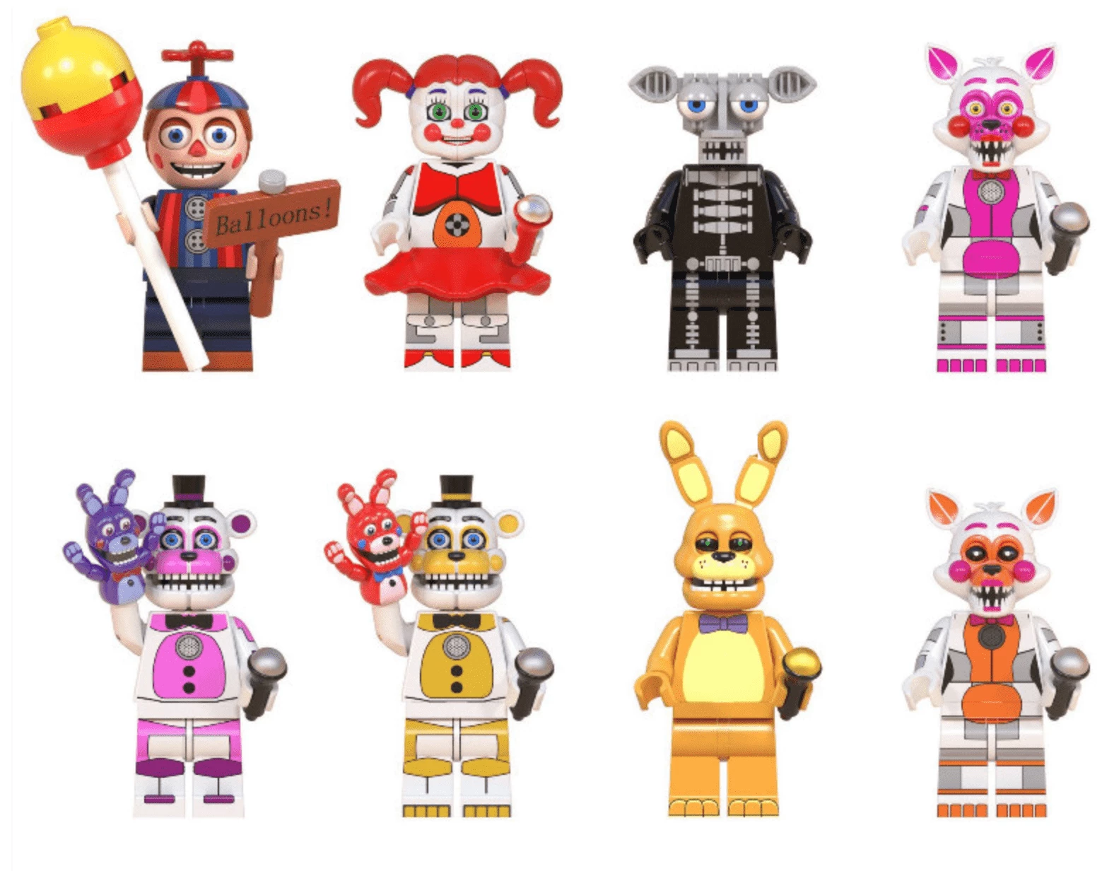Роботы в разных костюмах